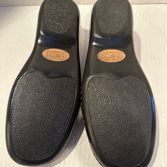 Born Red and Brown Mary Jane Suede and Leather Shoes  Size 8 - Picture 4 of 5